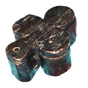 Antique Handcrafted Clover Wood Trinket Box